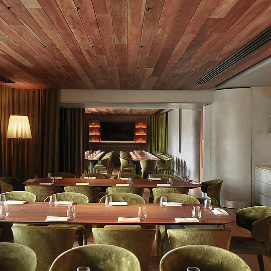 Interior photograph of Society by Sean Fennessy