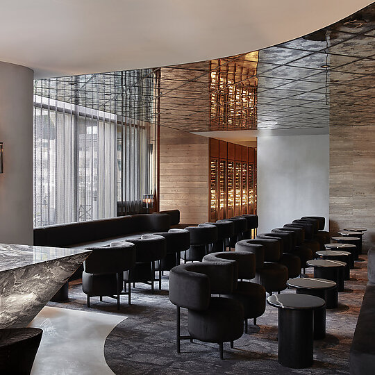 Interior photograph of Society by Sean Fennessy