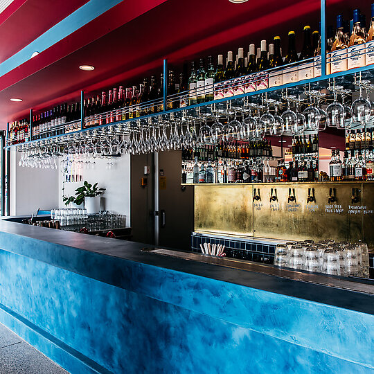Interior photograph of Sunset Diner by Kitti Gould