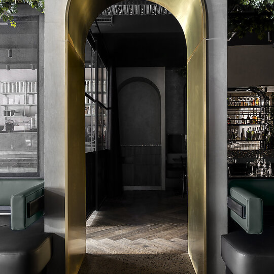 Interior photograph of 400 Gradi, East Brunswick by Timothy Kaye