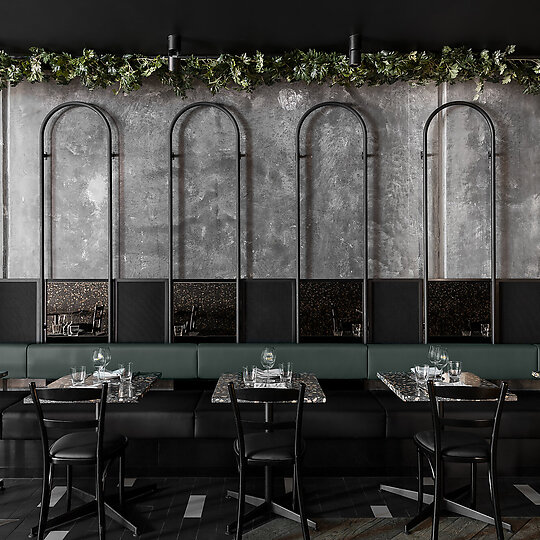 Interior photograph of 400 Gradi, East Brunswick by Timothy Kaye