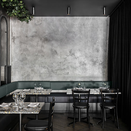 Interior photograph of 400 Gradi, East Brunswick by Timothy Kaye