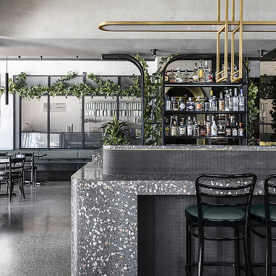 Interior photograph of 400 Gradi, East Brunswick by Timothy Kaye