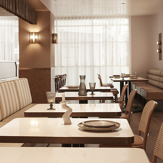Interior photograph of Cucina Porto by Damian Bennett