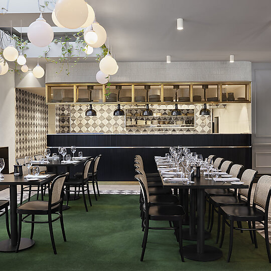 Interior photograph of The Graham Hotel by Tom Roe