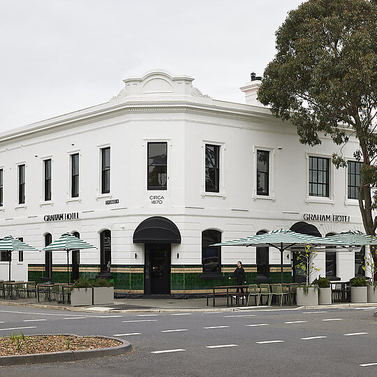 Interior photograph of The Graham Hotel by Tom Roe