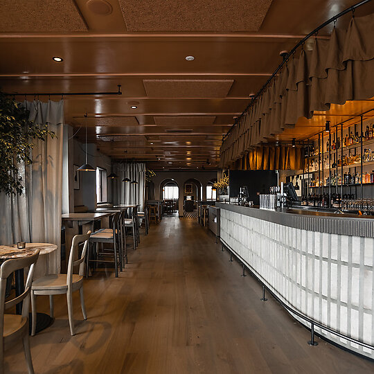 Interior photograph of Siso by Sarah Grace