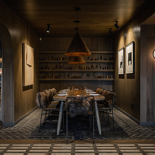 Interior photograph of Siso by Sarah Grace