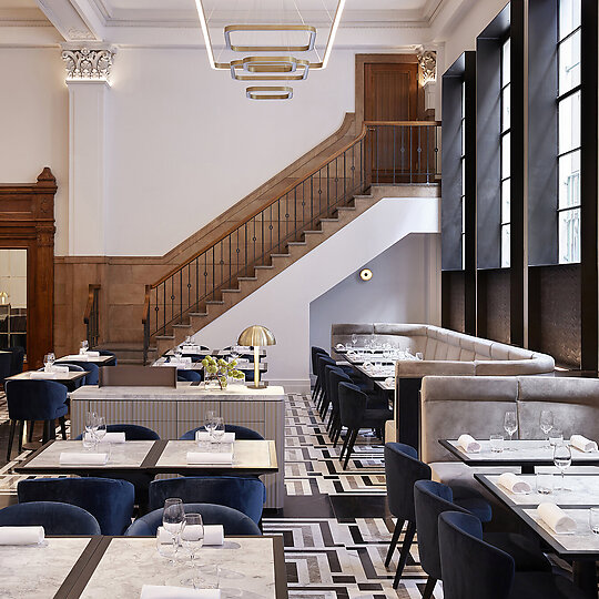 Interior photograph of Luci Restaurant by Sean Fennessy