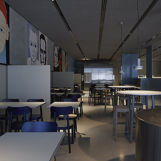 Interior photograph of Hero ACMI by Earl Carter