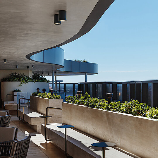 Interior photograph of Sol Bar & Restaurant by Jonathan VDK