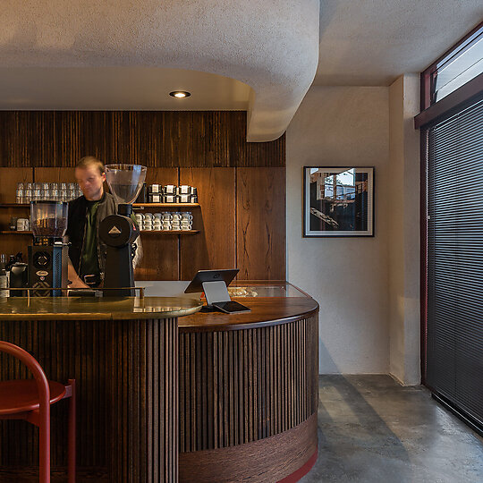 Interior photograph of Valentinas by Lucia Braham