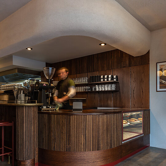 Interior photograph of Valentinas by Lucia Braham