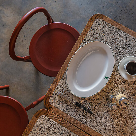 Interior photograph of Valentinas by Lucia Braham