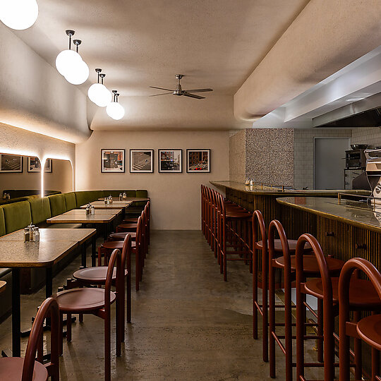 Interior photograph of Valentinas by Lucia Braham