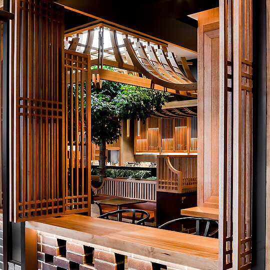 Interior photograph of Master Lanzhou Noodle Bar by Chris Murray - Chrism Photography