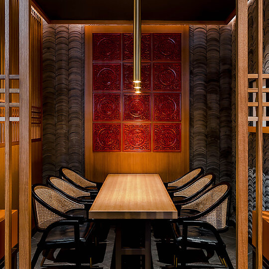 Interior photograph of Master Lanzhou Noodle Bar by Chris Murray - Chrism Photography