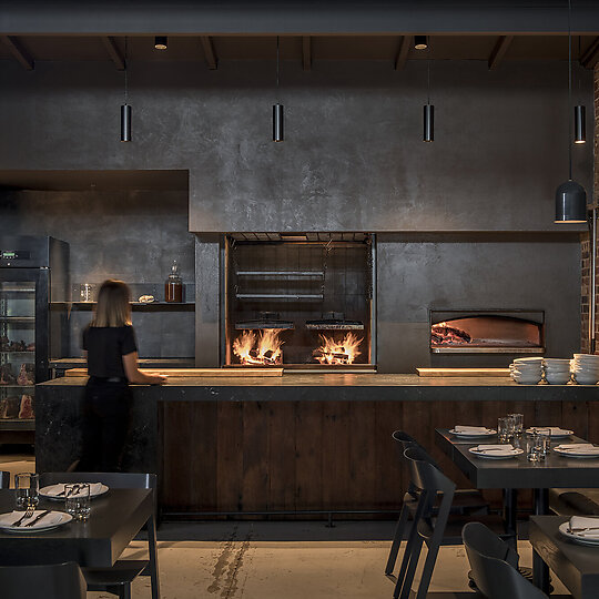 Interior photograph of Agnes by Cathy Schusler