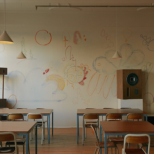 Interior photograph of Hope Street Radio by Tom Ross Photographer