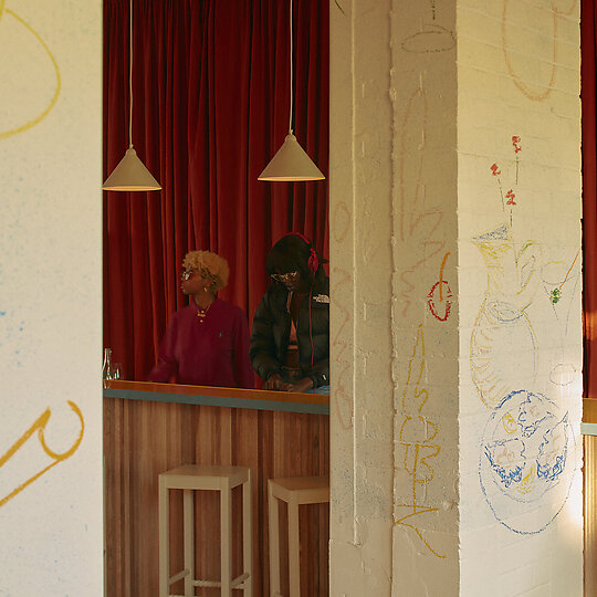 Interior photograph of Hope Street Radio by Tom Ross Photographer