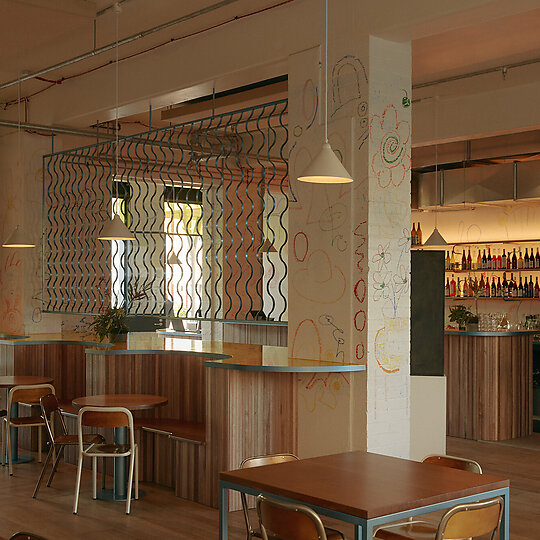 Interior photograph of Hope Street Radio by Tom Ross Photographer