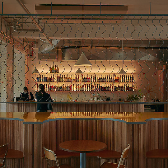 Interior photograph of Hope Street Radio by Tom Ross Photographer