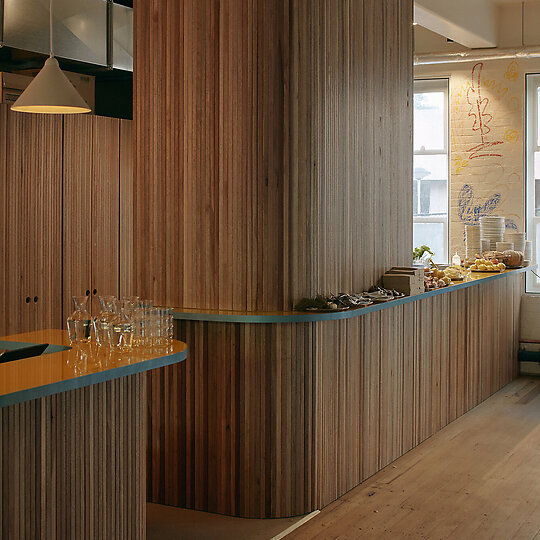 Interior photograph of Hope Street Radio by Tom Ross Photographer