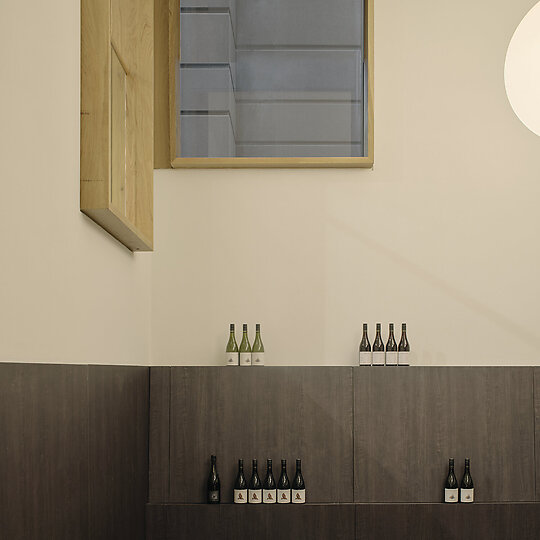 Interior photograph of Handpicked Wines Melbourne by Tom Ross