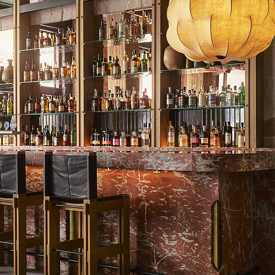Interior photograph of Lobby Bar Ace Hotel Sydney by Anson Smart