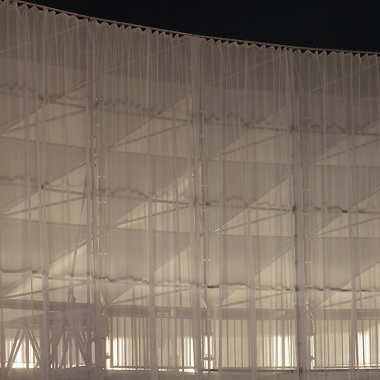Interior photograph of Adelaide Festival Pavilion - The Summerhouse by Ross Honeysett