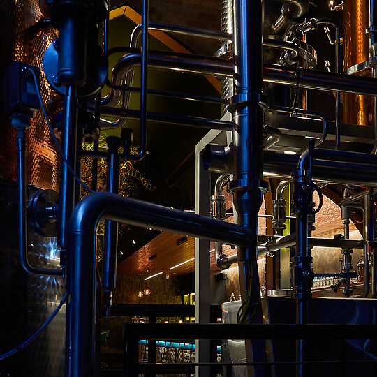 Interior photograph of Naught Gin by Graham Denholm