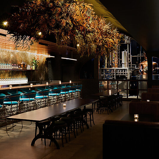 Interior photograph of Naught Gin by Graham Denholm