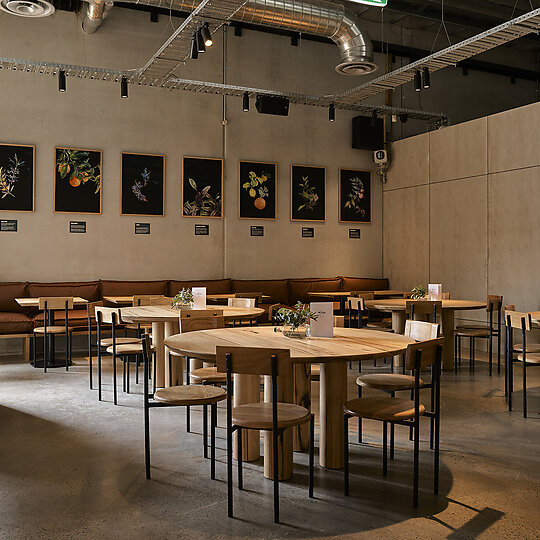 Interior photograph of Four Pillars Gin Distillery 2.0 by Anson Smart