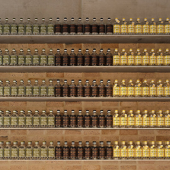 Interior photograph of Four Pillars Gin Distillery 2.0 by Anson Smart