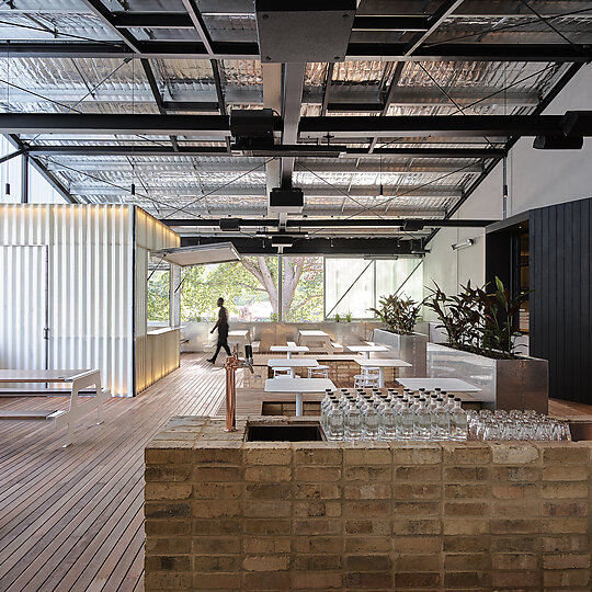 Interior photograph of Four Pillars Gin Distillery 2.0 by Anson Smart