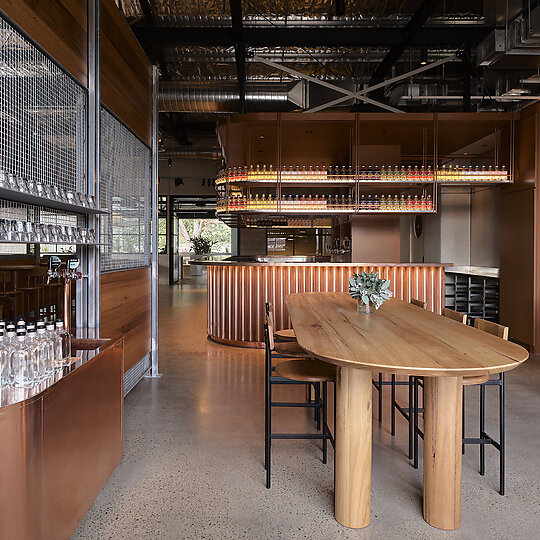 Interior photograph of Four Pillars Gin Distillery 2.0 by Anson Smart