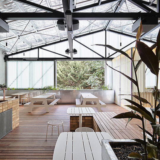 Interior photograph of Four Pillars Gin Distillery 2.0 by Anson Smart