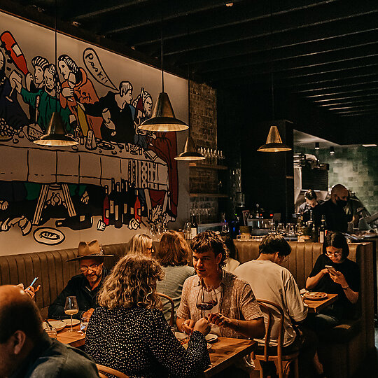 Interior photograph of Paski Vineria Popolare by Nikki To