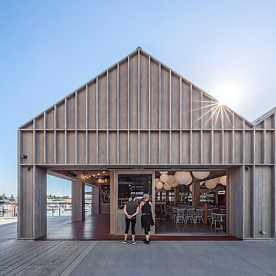 Interior photograph of Waterfront Tavern by Murray Fredericks