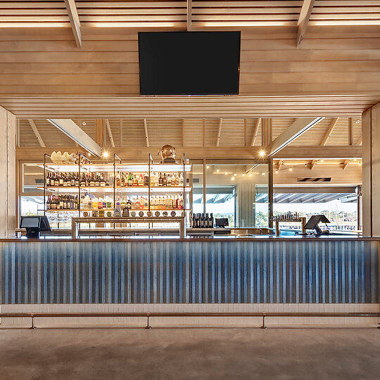 Interior photograph of Waterfront Tavern by Murray Fredericks