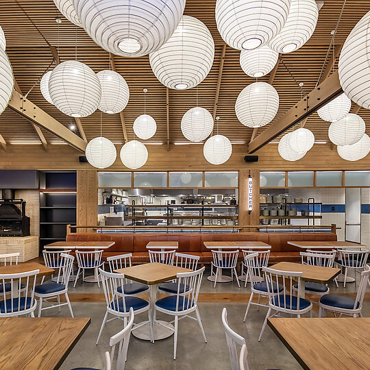 Interior photograph of Waterfront Tavern by Murray Fredericks