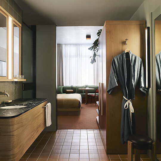 Interior photograph of Ace Hotel Sydney by Anson Smart