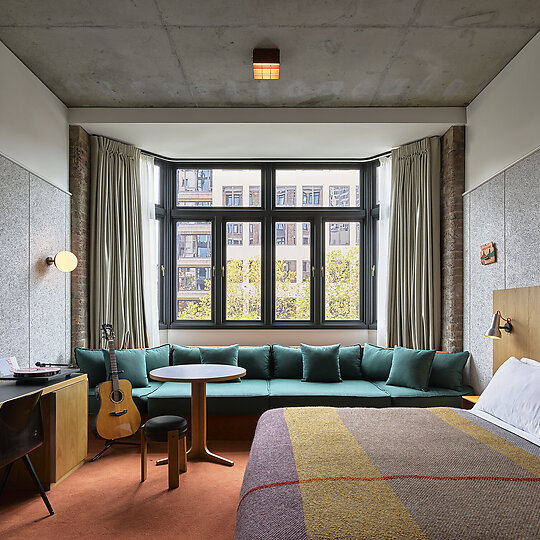 Interior photograph of Ace Hotel Sydney by Anson Smart