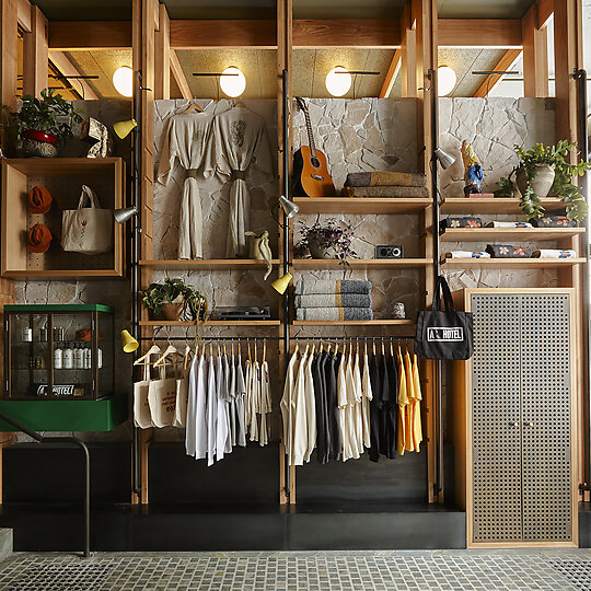 Interior photograph of Ace Hotel Sydney by Anson Smart