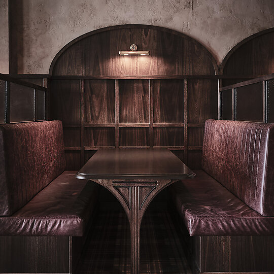 Interior photograph of The Bay Hotel by James Geer 