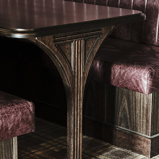 Interior photograph of The Bay Hotel by James Geer 