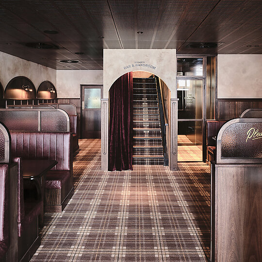 Interior photograph of The Bay Hotel by James Geer 