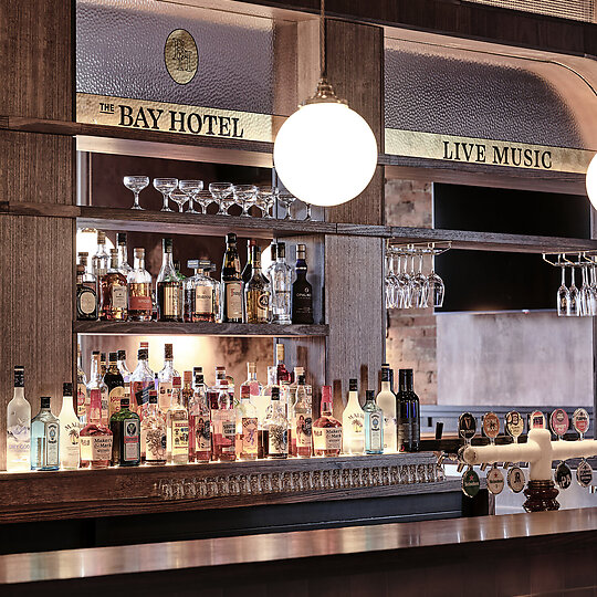 Interior photograph of The Bay Hotel by James Geer 