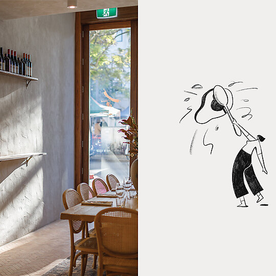 Interior photograph of Roxy's by LIz Keene