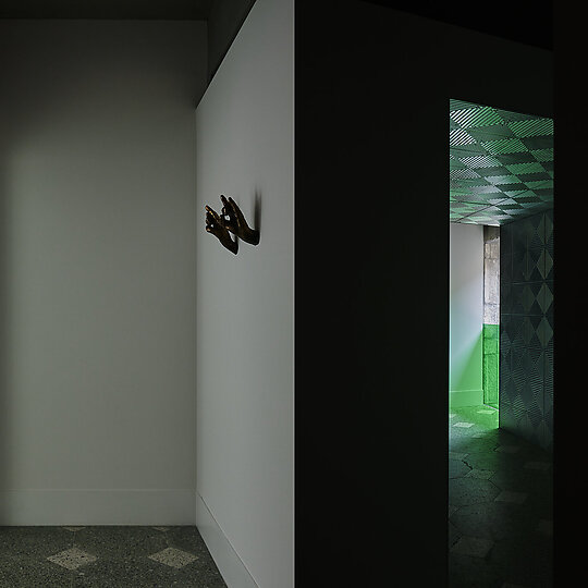 Interior photograph of Di Stasio Carlton by Peter Bennetts